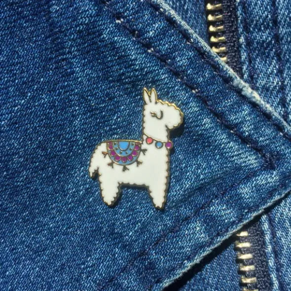 Ansteck-Pin Luxury Alpaka