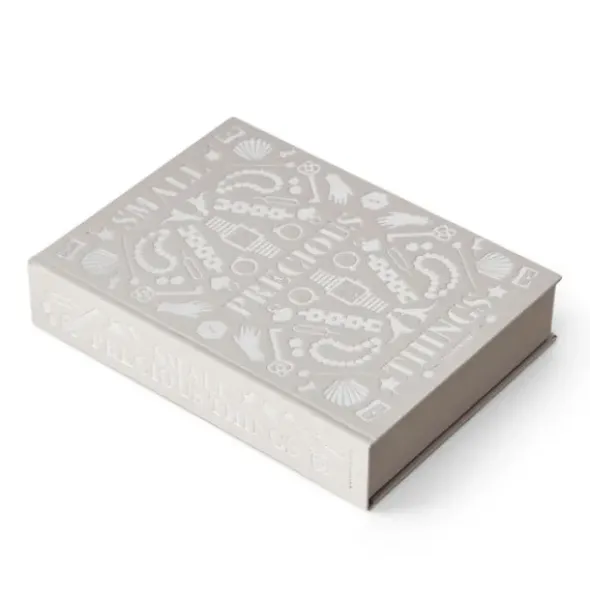 Aufbewahrungsbox PRECIOUS THINGS - Organizer Buch grau