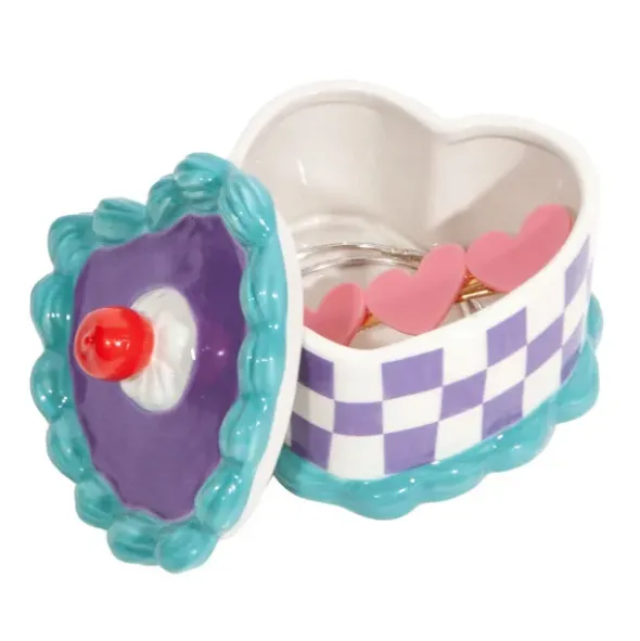 Aufbewahrungsdose Sweetie Herztorte - Keramik