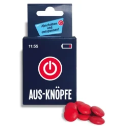 Ausknöpfe für deine kleine Auszeit - rote Schokolinsen