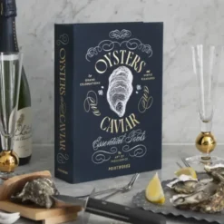 Austern und Kaviar Set im Aufbewahrungsbuch 11-teilig – Austernbesteck in Geschenkbox