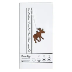 Baumschmuck Hänger RENTIER / Weihnachtshänger LOOP mit Klappkarte