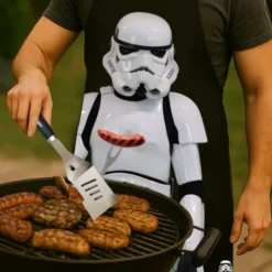 BBQ-Set Original Stormtrooper – 4-teiliges Grillset mit Stormtrooper-Motiv im Zugbeutel
