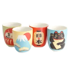 Becherset Japan 4-teilig in Geschenkbox