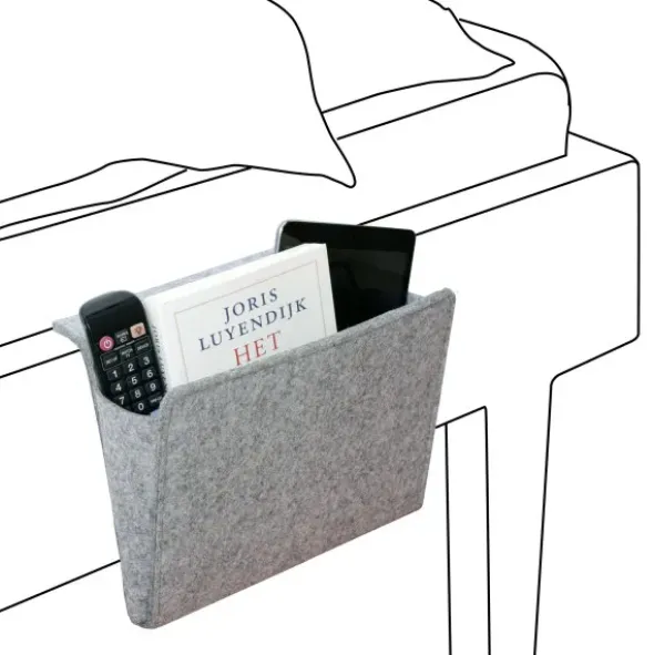 Betttasche / Ablagefach - Organizer Bedside Pocket, grau