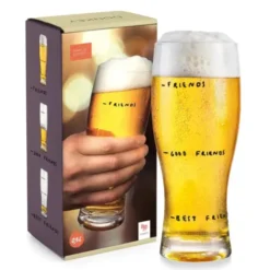 Bierglas - Glass of Friendship mit lustiger Skala, 0,5 l
