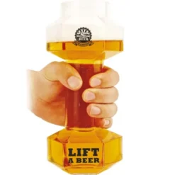 Bierglas Hantel - Glas Bierkrug 0,68 l