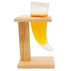 Bierglas Horn - Glas Bierkrug 0,6 l