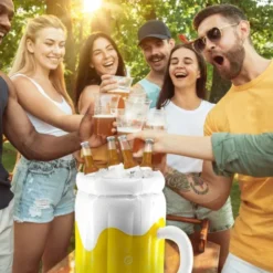 Bierkühler Biereimer - XXL Bierkrug aufblasbar