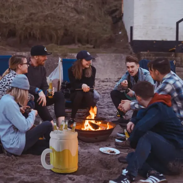 Bierkühler Biereimer - XXL Bierkrug aufblasbar