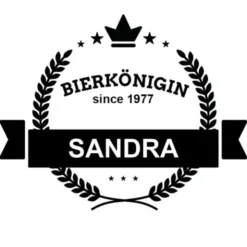 Bierkrug mit Gravur BIERKÖNIGIN + Name und Geburtsjahr