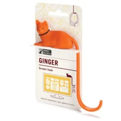 Bildschirmhaken Katze Ginger