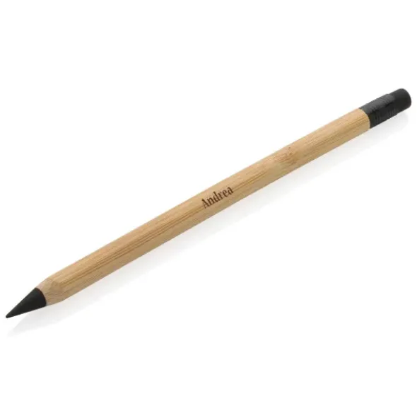 Bleistift Bambus mit Wunschname, Endlos-Mine
