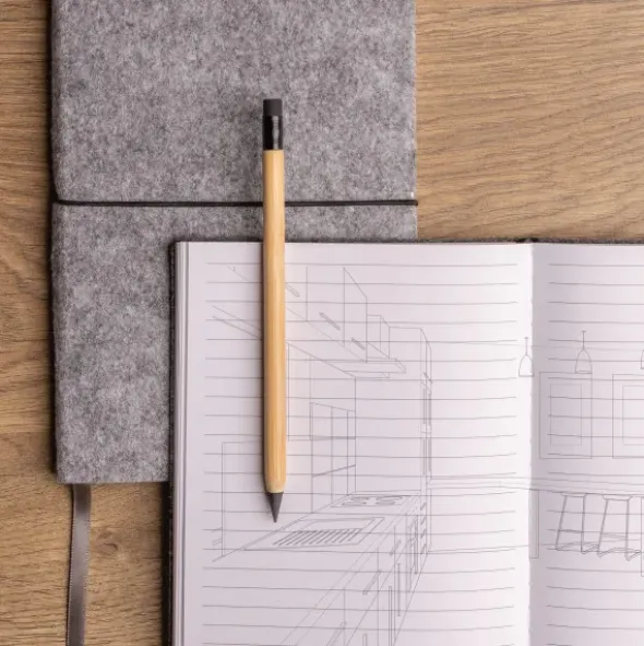 Bleistift Infinity mit Endlos-Mine, Bambus