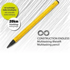 Bleistift Multitasking Construction ENDLESS gelb