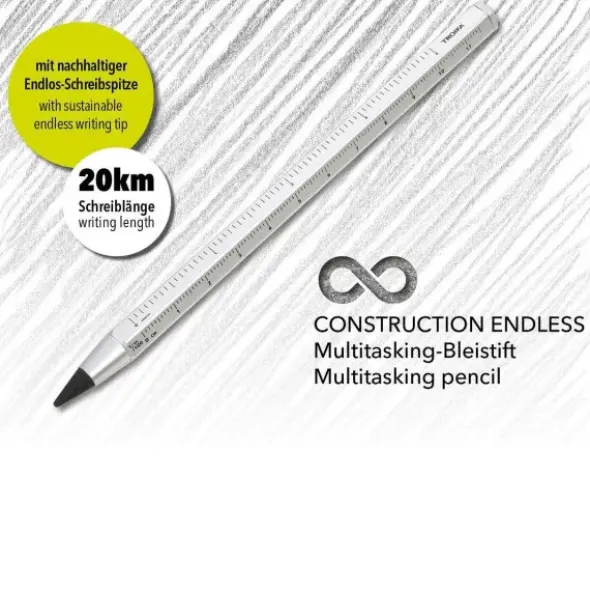Bleistift Multitasking Construction ENDLESS silber