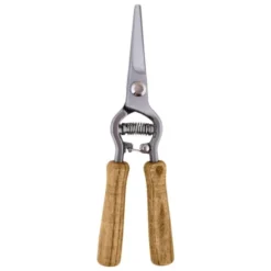 Blumenschere Spitz mit Holzgriff