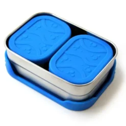 Brotdose Edelstahl mit Silikondeckel - SPLASH BOX L 700 ml