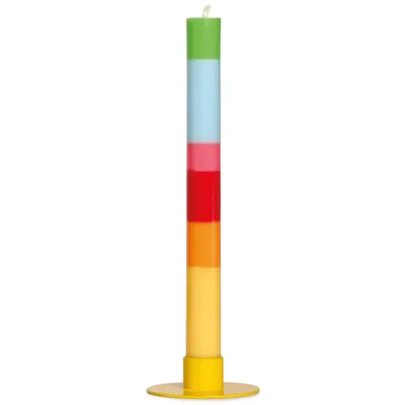 Bunte Stabkerze Zuversicht - Du kannst das