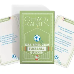 Chaoskarten Das Spiel zum Fußball Gucken - 51 Aufgabenkarten
