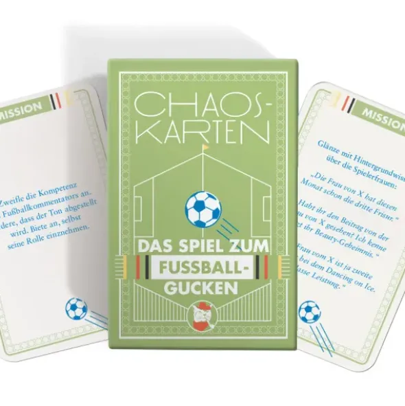 Chaoskarten Das Spiel zum Fußball Gucken - 51 Aufgabenkarten