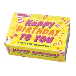 Damensocken Geschenkbox HAPPY BIRTHDAY - 6 Socken, Gr. 37-42