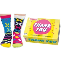 Damensocken Geschenkbox THANK YOU - 6 Socken, Gr. 37-42