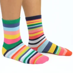 Damensocken SARAH bunte Ringel-Socken Gr. 37-42