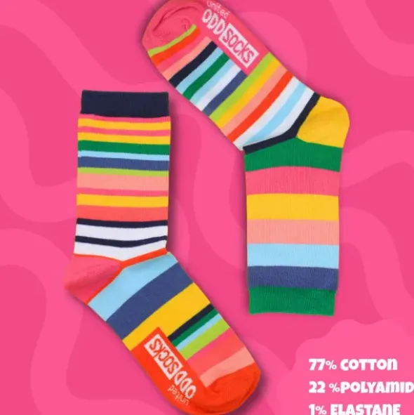 Damensocken SARAH bunte Ringel-Socken Gr. 37-42
