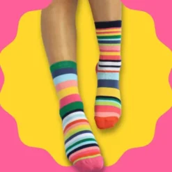 Damensocken SARAH bunte Ringel-Socken Gr. 37-42