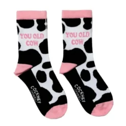 Damensocken YOU OLD COW - Sockenpaar Kuh Design Gr. 37-42