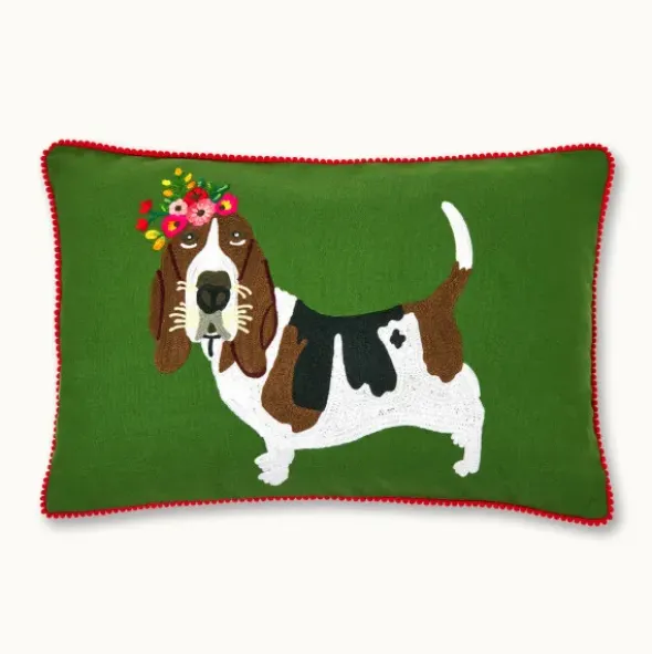Dekokissen HUND BEAGLE 100% Baumwolle - inkl. Füllung 60 x 40 cm