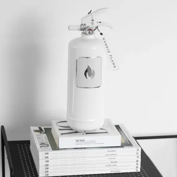 Design Feuerlöscher 2 kg, classic weiß