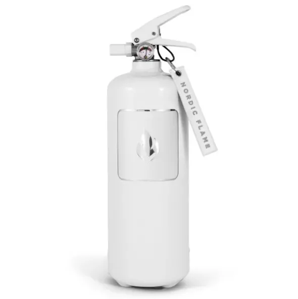 Design Feuerlöscher 2 kg, classic weiß