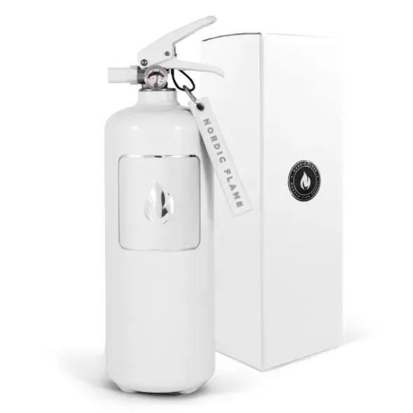 Design Feuerlöscher 2 kg, classic weiß