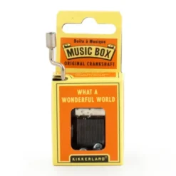 Drehorgel MUSIC BOX Spieluhr - what a wonderful world