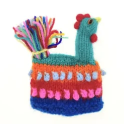 Eierwärmer HUHN gestrickt - bunt (handmade)