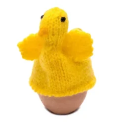 Eierwärmer KÜKEN gestrickt - gelb (handmade)