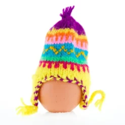 Eierwärmer MÜTZE gestrickt - bunt (handmade)