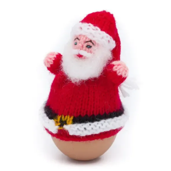 Eierwärmer WEIHNACHTSMANN gestrickt (handmade)