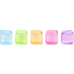 Eiswürfel ICE CUBES - Kunststoff bunt, wiederverwendbar, 30 Stück