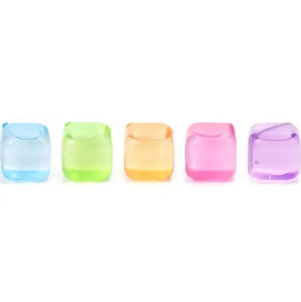 Eiswürfel ICE CUBES - Kunststoff bunt, wiederverwendbar, 30 Stück