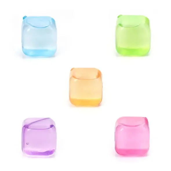 Eiswürfel ICE CUBES - Kunststoff bunt, wiederverwendbar, 30 Stück