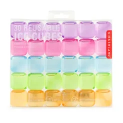 Eiswürfel ICE CUBES - Kunststoff bunt, wiederverwendbar, 30 Stück