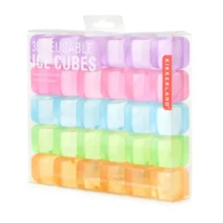 Eiswürfel ICE CUBES - Kunststoff bunt, wiederverwendbar, 30 Stück