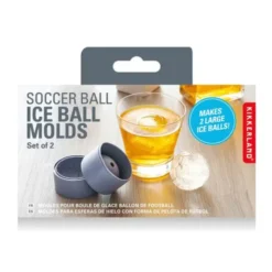 Eiswürfelzubereiter Fußball - ICE BALL MOLDS FOOTBALL 2er-Set