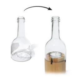 Ersatzglas klarglas - für Windlicht WeinLicht von side by side