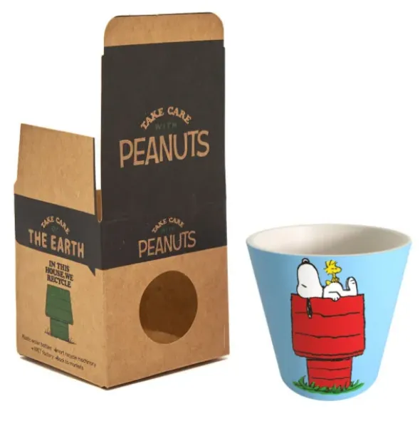 Espressotasse Snoopy aus Kunststoff - Peanuts Espressobecher Home sweet home