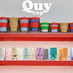Espressotasse Snoopy aus Kunststoff - Peanuts Espressobecher Home sweet home