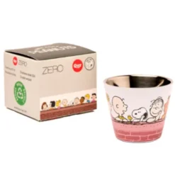 Espressotasse Snoopy / Peanuts Mauer, Edelstahl doppelwandig